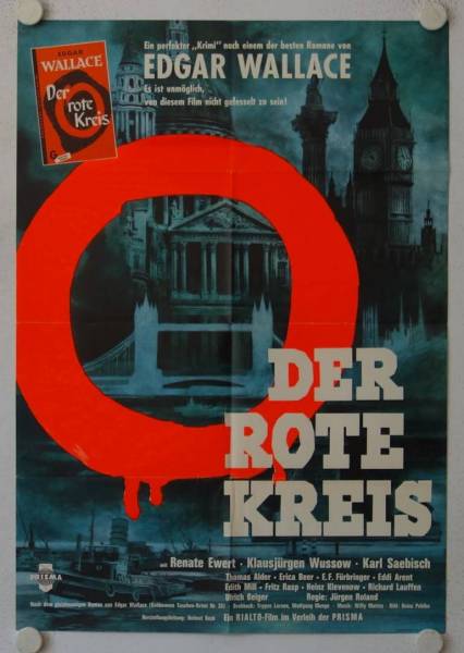 Der Rote Kreis originales deutsches Filmplakat